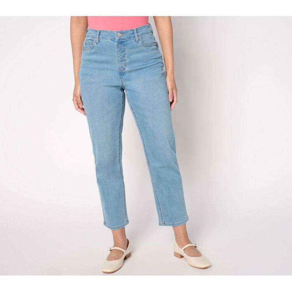 Liberare Women's Pants Sz 6 Denim & Co. Indigo Easy '94 Fit Ankle Blue A675098